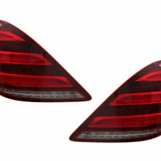 Stopuri Full LED compatibil cu MERCEDES S-Class W222 (2013-2017) Semnalizare Dinamica Facelift Design TLMBW222F