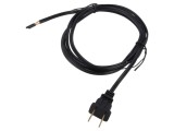 Cablu Electric 2x18AWG NEMA 1-15 1.8m Negru 10A