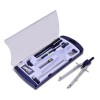 Set Compas Metalic, 10 Buc, Argintiu Negru, Accesorii Incluse, Oem