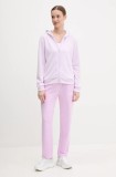 Adidas trening Linear femei, culoarea violet, JD2700