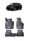Cumpara ieftin Set Covorase Auto Cauciuc tavita Audi Q3 I (8U) 2011-2018, Umbrella