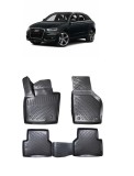 Cumpara ieftin Set Covorase Auto Cauciuc tavita Audi Q3 I (8U) 2011-2018