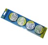 Banda izolatoare Lohuis, negru / galben cu verde / albastru / verde 10 m, 4 buc