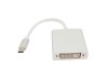 Adaptor tip C 3.1 la DVI, 15 cm, pentru laptop, Macbook, iMac, alb
