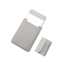 Mapa si mini geanta marca THD, protectie si transport laptop Apple Macbook Air (M2) 13.6 inch si Apple Macbook Air (M1) 13.3 inch, piele ecologica, gr