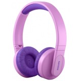 Cumpara ieftin Handsfree Bluetooth Philips Kids, A2DP, Roz, Resigilat TAK4206PK/00