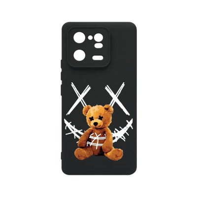 Husa BestCase&amp;reg; Premium Silicon, Compatibila Cu Xiaomi 13 Pro, 1.2MM Slim, Teddy foto