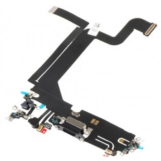 Banda cu Conector Incarcare - Microfon Apple iPhone 14 Pro Max, Negru