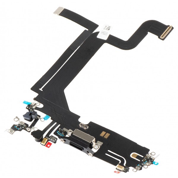 Banda cu Conector Incarcare - Microfon Apple iPhone 14 Pro Max, Negru