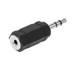 Adaptor Jack 3.5mm Mama - Jack 2.5mm Tata, Model Negru - pentru Sisteme Audio