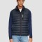 Vesta matlasata fara gluga, barbati, croiala Regular fit, Bleumarin, S