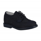 Cumpara ieftin Pantofi Copii Melania Johnston Blu, Piele Naturala, Marimea 32, Bleumarin, Casual, Baieti/Fete, Unisex, Nabuc