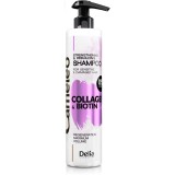 Delia Cosmetics Cameleo Collagen &amp; Biotin sampon fortifiant pentru parul deteriorat si fragil 250 ml