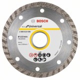 Bosch ECO for Universal - Disc diamantat de taiere continuu 115x22.2x2 mm taiere uscata