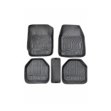 Covoare auto universale imitatie piele tip tavita pentru interior fata spate tunel median set 5 piese Cod: U001