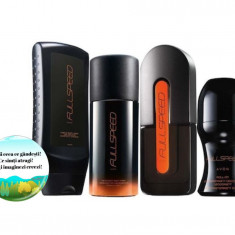 Set Full Speed El (Parfum 75,gel dus 250,spray 150,roll-on) + Insigna