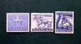 Lot 3 Timbre Germania Al Treilea Reich 1939-1942 Curse de Cai Deutsches Derby Hamburg Neștampilat - A007