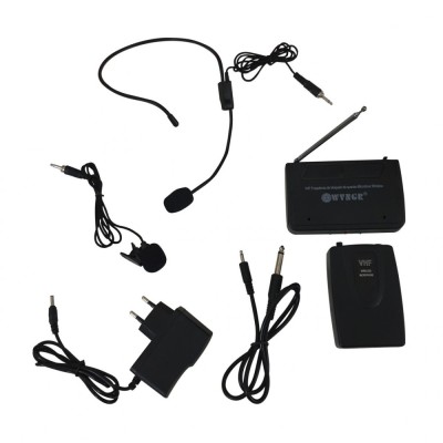 Set 2 microfoane wireless tip lavaliera si Over-head cu receptor WVNGR foto