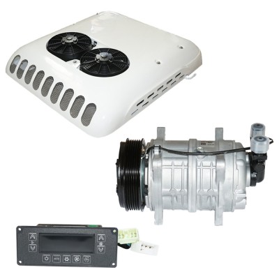 Clima Stationara AC compresor pentru bus 12V 10KW, 3800mc3 H, 1010x975x180mm foto