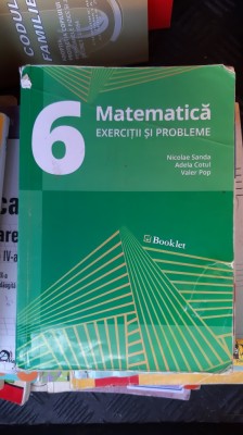 MATEMATICA EXERCITII SI PROBLEME CLASA A VI A - SANDA ,COTUL , POP foto