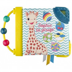 Carticica educativa girafa Sophie Vulli, 20 x 3 x 14.5 cm, 0-6 luni, Multicolor foto