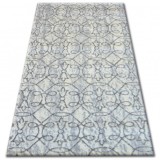 Covor acril Patara 0276 crem si gri, 80x150 cm, Dreptunghi, Lana