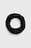 Cumpara ieftin Nike fular impletit culoarea negru, modelator