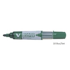 Set 10 Markere PILOT Vboard Verzi pentru Tabla Magnetica, Marker, Marker Verde, Markere Verzi, Marker cu Cerneala Verde, Marker Nepermanent Tabla, Mar foto
