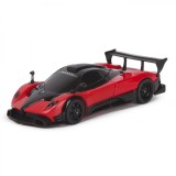 MASINUTA METALICA CONVERTIBILA PAGANI ZONDA R ROSU CU SCARA 1 LA 32, Rastar Metal 1:32