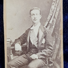LUDOVIC NAPOLEON , PRINT IMEPERIAL 1856 - 1879 , FOTOGRAFIE TIP CARTE DE VIZITA SECOLUL XIX