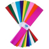 Hartie creponata Cnx, 50x100cm, diverse culori, set 10 culori