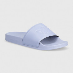 adidas Originals papuci Adilette Trefoil barbati, culoarea violet, IF3681