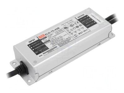 Alimentator LED 75,6W 42VDC 1,8A IP67 foto