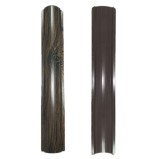 Sipca metalica gard, Galva Metal, maro wood (RAL 8017) lucios - fata, maro lucios - spate, 1750 x 102 x 0.45 mm