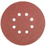 Discuri abrazive 150mm K80 5buc. cu 8 gauri GRAPHITE 55H947 HardWork ToolsRange