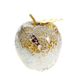 Decoratiune mar cu finisaj mozaic si frunza aurie