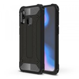 Husa pentru Samsung Galaxy A40 A405, Techsuit, Hybrid Armor, Neagra