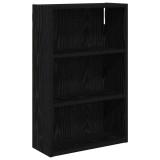 vidaXL Dulap de perete pentru baie Stejar Negru 40 x 16 x 62,5 cm 889368