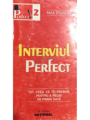 Max Eggert - Interviul perfect (editia 1998) foto