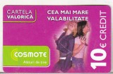 Bnk card Romania - Cosmote 10 euro - 26/02/2012 - RO-COS-REF-0019-120226