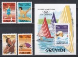 Grenada 1986 - Jocurile Olimpice - Seul, Serie + Colita, Cota 10 EURO, MNH