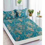 Cumpara ieftin Husa de Pat Cocolino cu Elastic + 2 Fete de Perna - JO781 Turcoaz