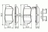 Set placute frana,frana disc SSANGYONG KORANDO (2010 - 2016) BOSCH 0 986 494 635