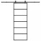 vidaXL Ușă glisantă cu set feronerie, 76x205 cm, sticlă ESG/aluminiu 3332830
