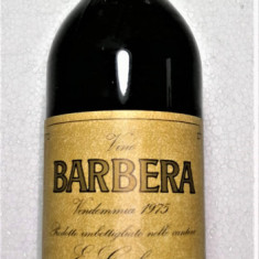 R 45, VIN ROSU BARBERA, CANTINE GALASSO, Recoltare 1975 CL 72 GR 12