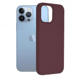 Husa pentru iPhone 13 Pro Max, Techsuit Soft Edge Silicone, Plum Violet