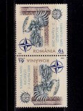 Cumpara ieftin RO 2008 LP 1798 d&quot;Summitul NATO Buc. &quot; , pereche tete-beche tip 2 , MNH, Nestampilat