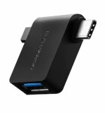 ADAPTOR Ugreen OTG, &quot;U30453&quot;, USB 3.0(M) la USB Type-C(T) + Micro USB(T), 5Gbps, negru &quot;30453&quot; (timbru verde 0.08 lei) - 6957303834532