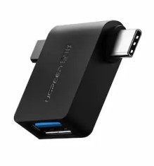 ADAPTOR Ugreen OTG, &quot;U30453&quot;, USB 3.0(M) la USB Type-C(T) + Micro USB(T), 5Gbps, negru &quot;30453&quot; (timbru verde 0.08 lei) - 6957303834532