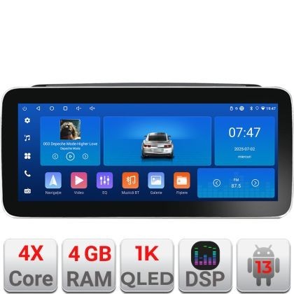 Navigatie Skoda Rapid Seat Toledo 2013+ Edotec 4+64 12.3 inch Incell 1K android Wifi 5Ghz gps internet Kit-rapid v1 CarStore Technology